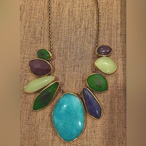 Women’s colored stone necklace